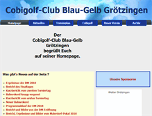 Tablet Screenshot of cgc-groetzingen.heinzspiekermann.de
